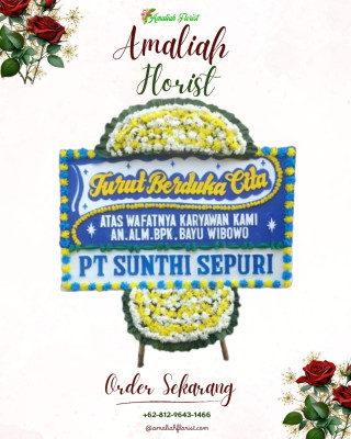 Papan Bunga Duka di Mugirejo
